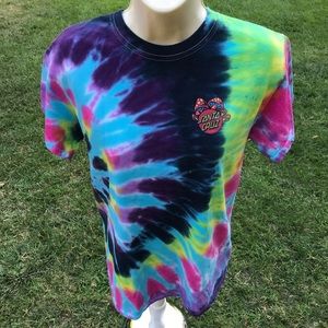 Santa Cruz Tie Dye Graphic T Shirt